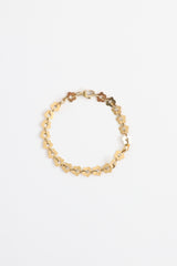 Birks 18K Yellow Gold Flower Chain Bracelet