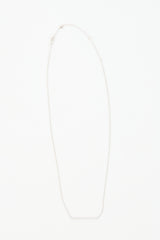 Birks 18k White Gold Rosée Du Matin Bar Necklace