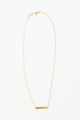 Birks 18k Gold Essentials Bar Necklace