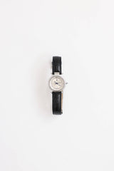 Birks Diamond & Sapphire Leather Watch