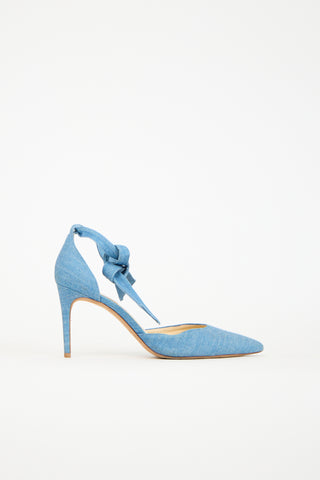 Alexandre Birman Blue Denim Clarita Pump