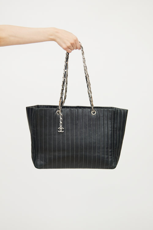 Chanel Black Mademoiselle Ligne Tote Bag