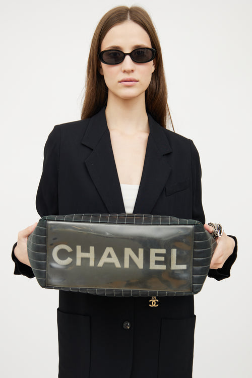 Chanel Black Mademoiselle Ligne Tote Bag