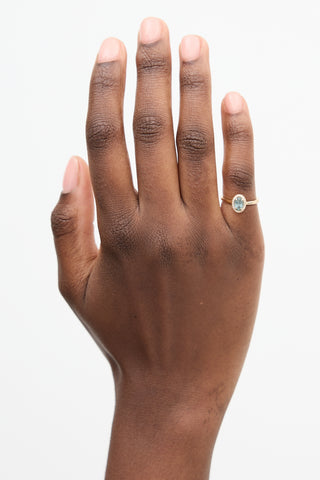 Bluboho Gold & Sapphire One Of A Kind Ring