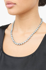 Fine Jewelry 14K Yellow Gold Akoya Pearl Necklace