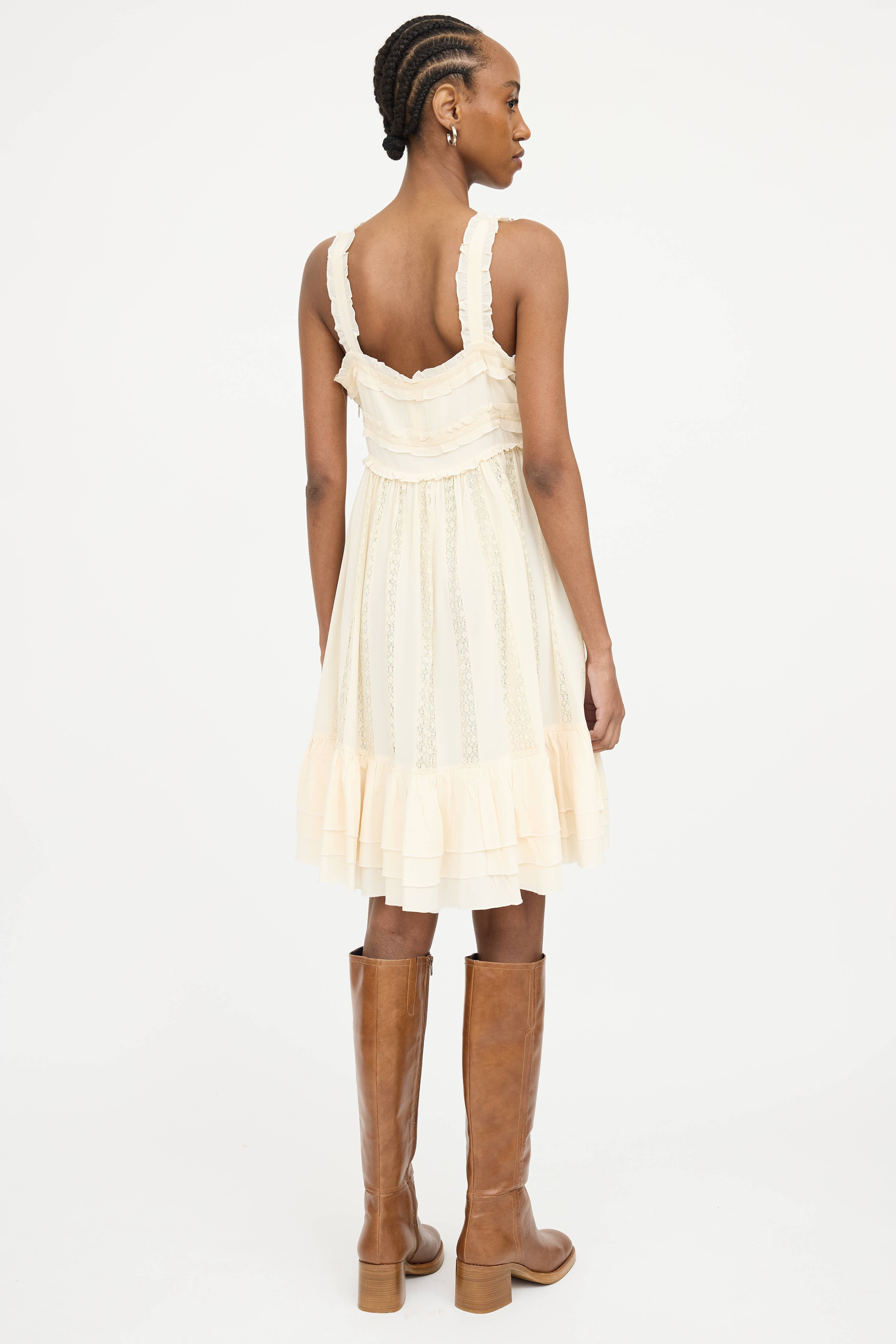 Blumarine // Silk Ruffle Dress – VSP Consignment Blumarine // Silk Ruffle Dress – VSP Consignment