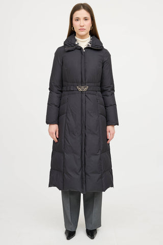 Blumarine Belted Down Coat