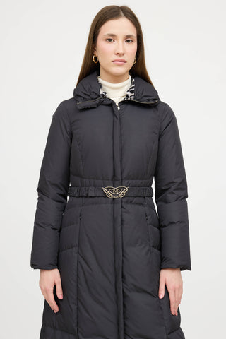 Blumarine Belted Down Coat