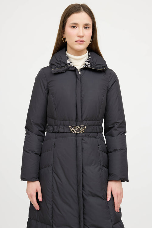 Blumarine Belted Down Coat