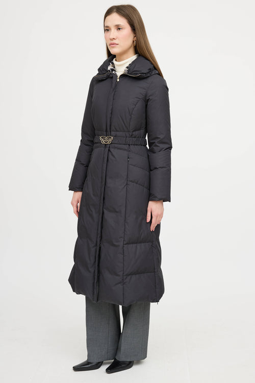 Blumarine Belted Down Coat