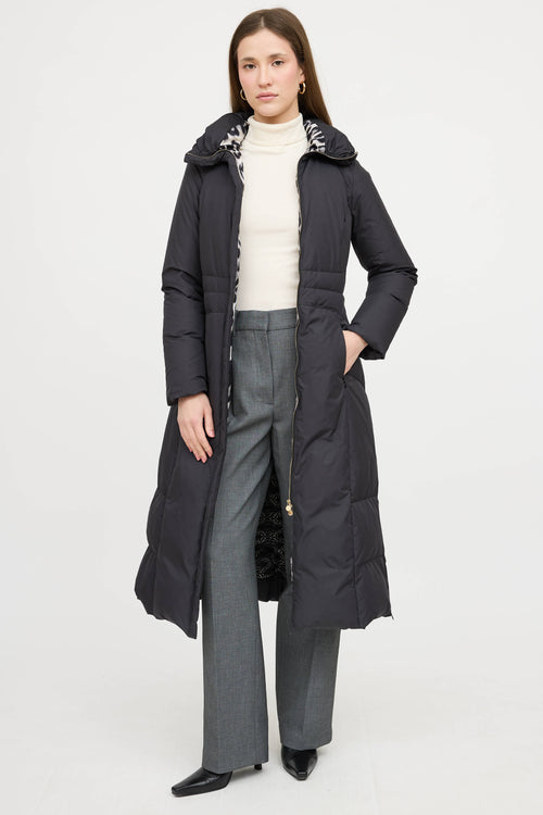 Blumarine Belted Down Coat