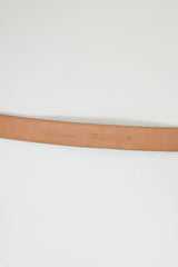 Blumarine Embossed Leather Crystal Belt