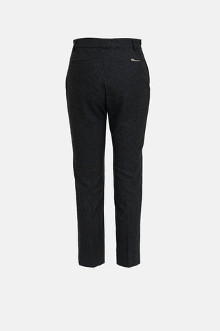 Blumarine Speckled Wool Tapered Trouser