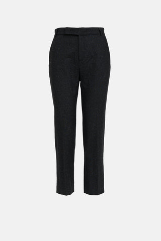 Blumarine Speckled Wool Tapered Trouser