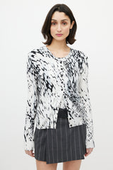 Blumarine Blue & Black Sequin Tank & Cardi Set