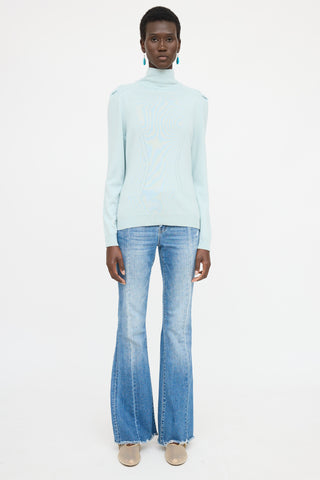 Blumarine Cashmere Turtleneck Sweater