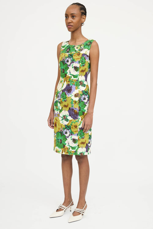 Blumarine Floral Shift Dress