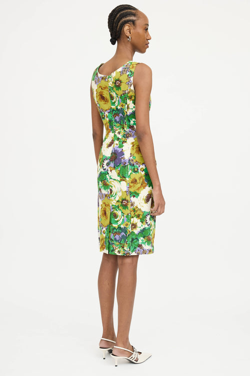 Blumarine Floral Shift Dress