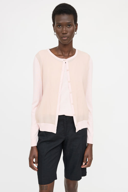 Blumarine Silk Knit Co-ord Set