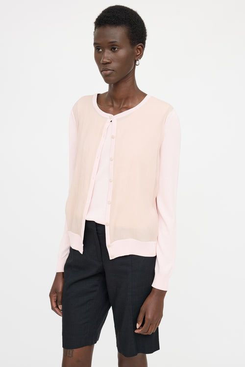 Blumarine Silk Knit Co-ord Set