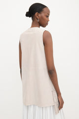 Blumarine Suede Fringe Vest