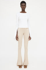 Blumarine Logo Embellished Top