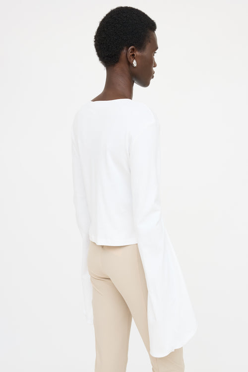 Blumarine Logo Embellished Top