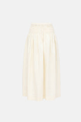 Boden Smocked Maxi Skirt