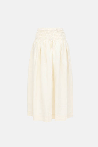 Boden Smocked Maxi Skirt