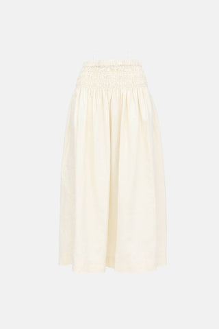 Boden Smocked Maxi Skirt