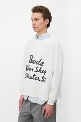 Bode Embellished Script Sweatshirt