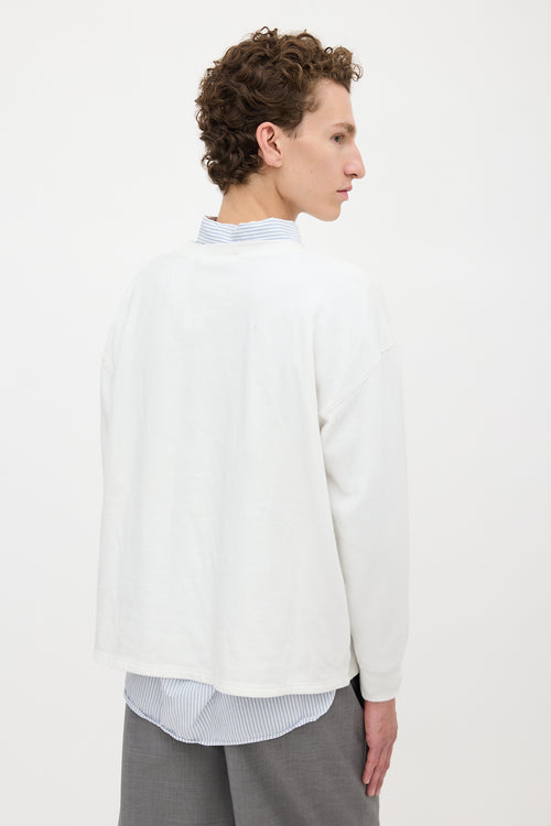 Bode Embellished Script Sweatshirt