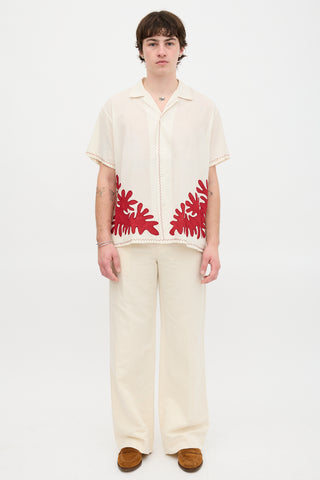 Bode Embroidered Shirt
