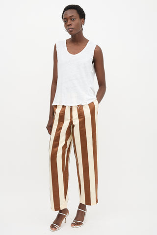 Bode Satin Stripe Trouser
