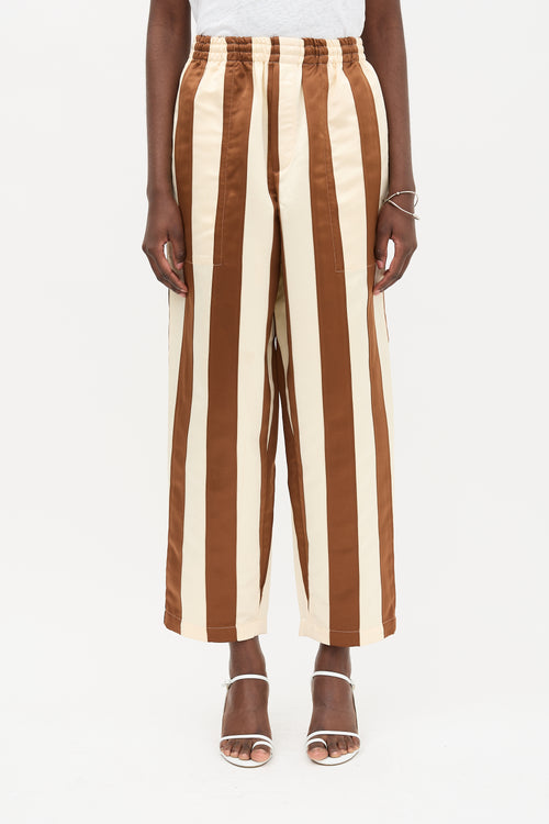 Bode Satin Stripe Trouser