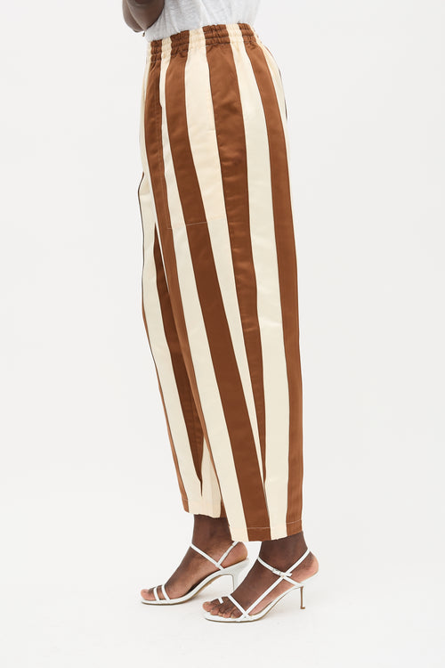 Bode Satin Stripe Trouser