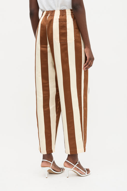 Bode Satin Stripe Trouser