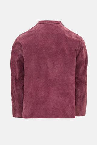Bode Suede Patch Pocket Shirt