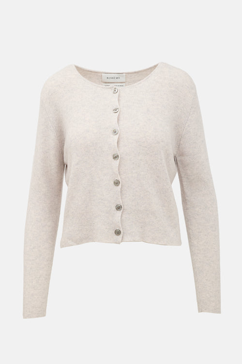 Bohème Cashmere Melange Cardigan