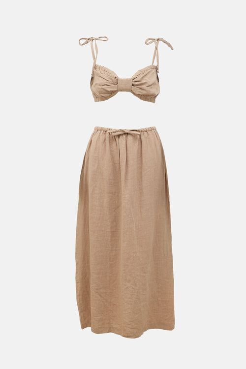 Bohème Linen Three Piece Set
