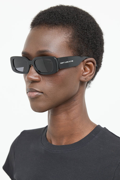 Bonnie Clyde Show and Rectangle Tell Sunglasses