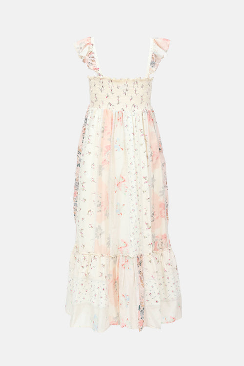 Bonpoint Floral Smocked  Dress