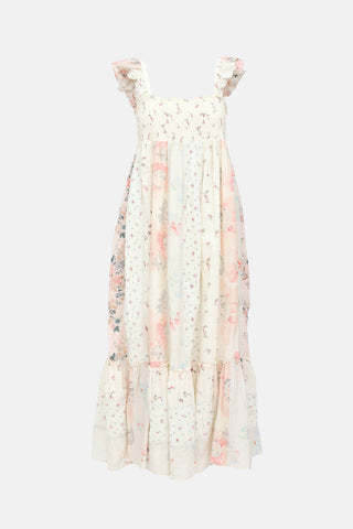 Bonpoint Floral Smocked  Dress