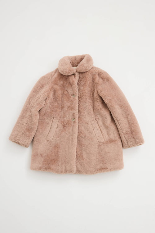 Bonpoint Kids Faux Fur Coat