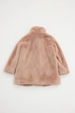 Bonpoint Kids Faux Fur Coat