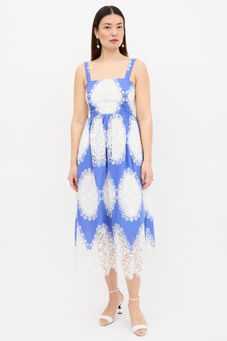 Borgo De Nor Embroidered Eyelet Dress