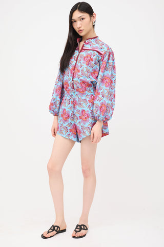 Boteh Floral Coquille Shorts