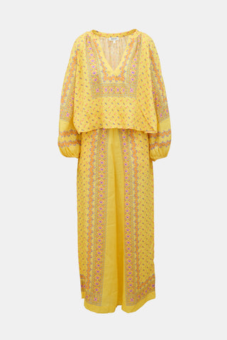 Boteh Linen Floral Two Piece Set