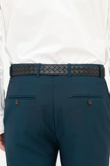 Bottega Veneta Leather Intrecciato Belt
