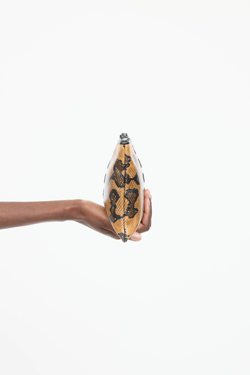 Leather Printed Pouch